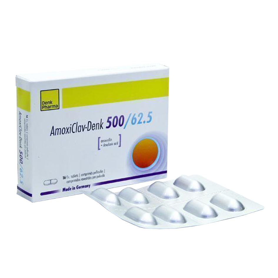 Амоксиклав-денк 500/62,5 №16 нунтаг#