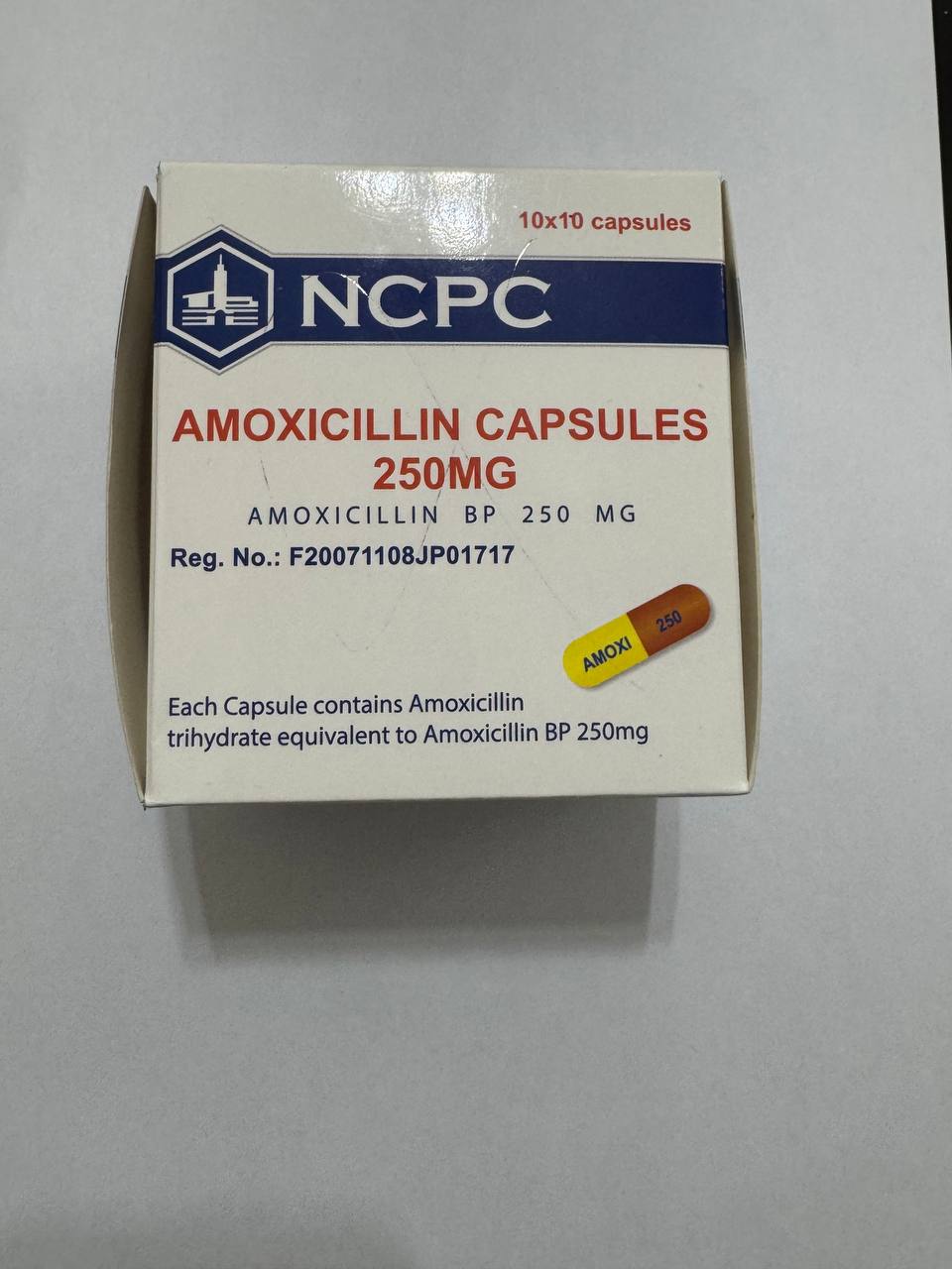 Амоксициллин 250мг №10 /NCPC/