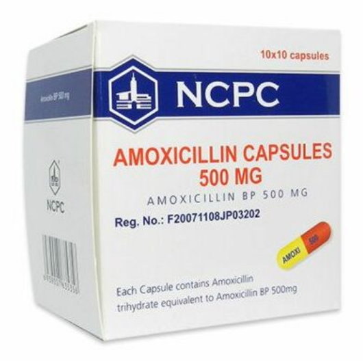 Амоксициллин 500мг №10 /NCPC/