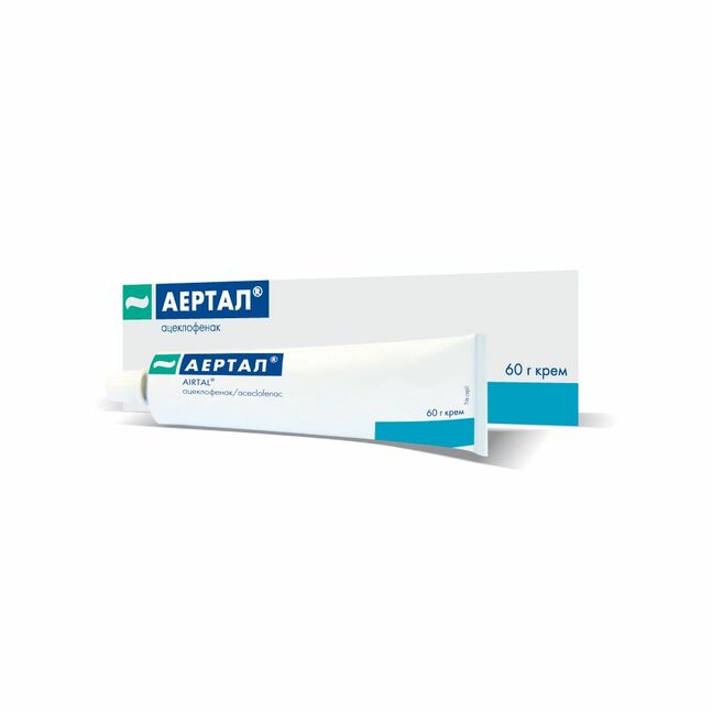 Аэртал 1,5% 60г тосон түрхлэг#