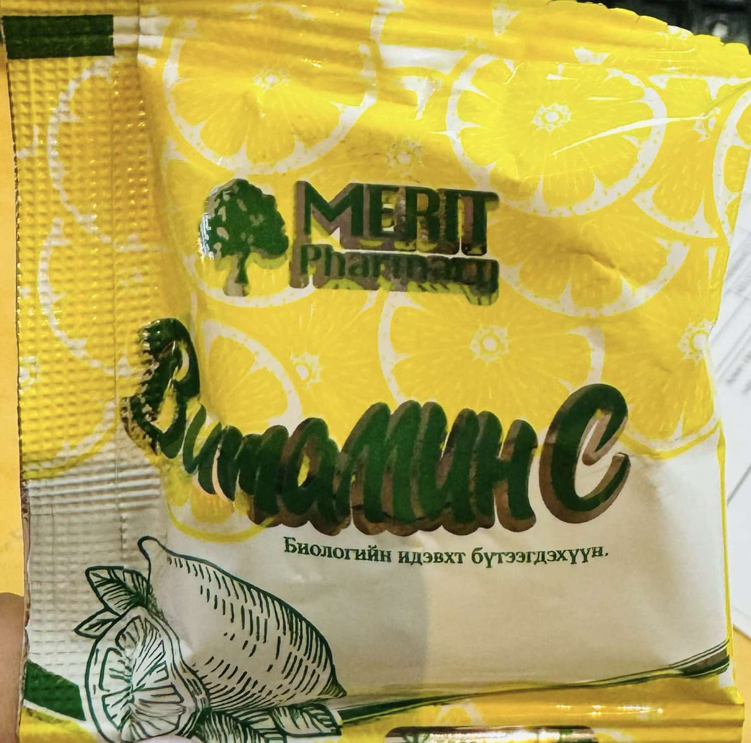 Витамин С үрэл №50 /мерит/