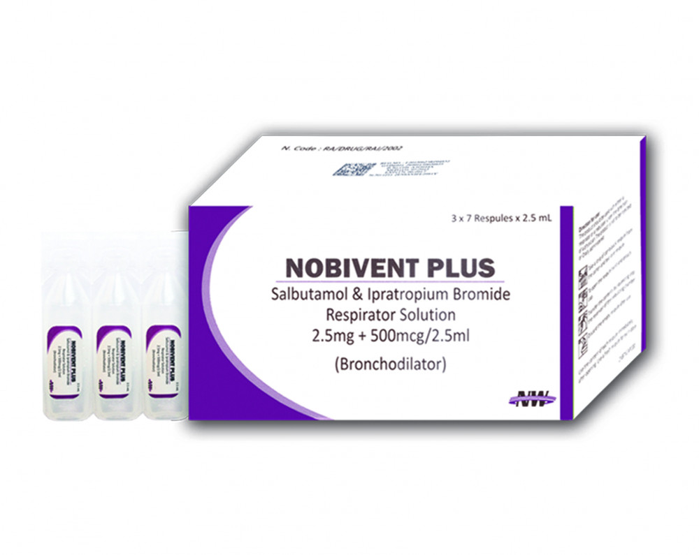 Нобивент плюс 2,5мг+500мсг №7