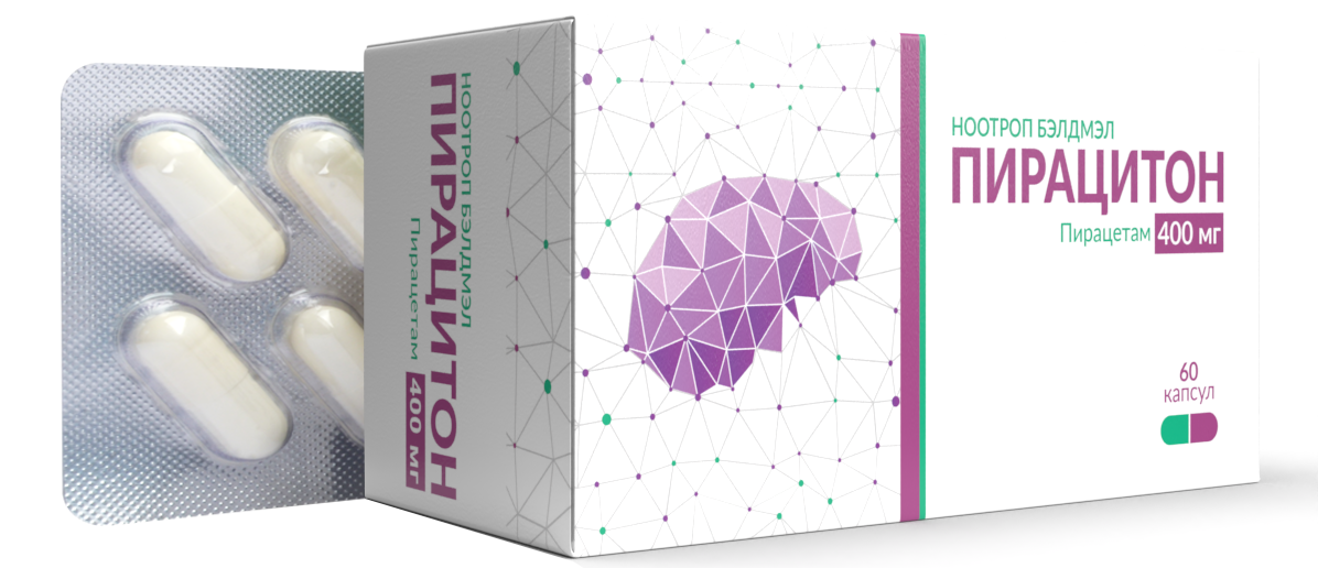 Пирацитон 400мг №60/монос/