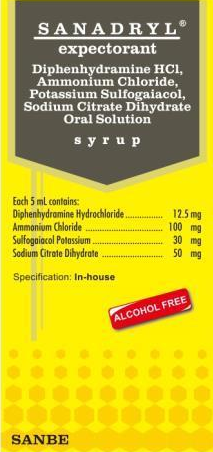 Санадрил экспекторант 120мл
