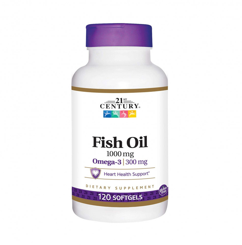 Фиш ойл 1000мг №120/21st Century/#