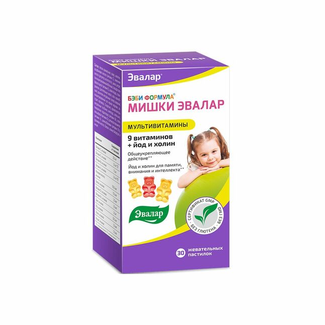 Бэби формула мишка мультивитамин №30